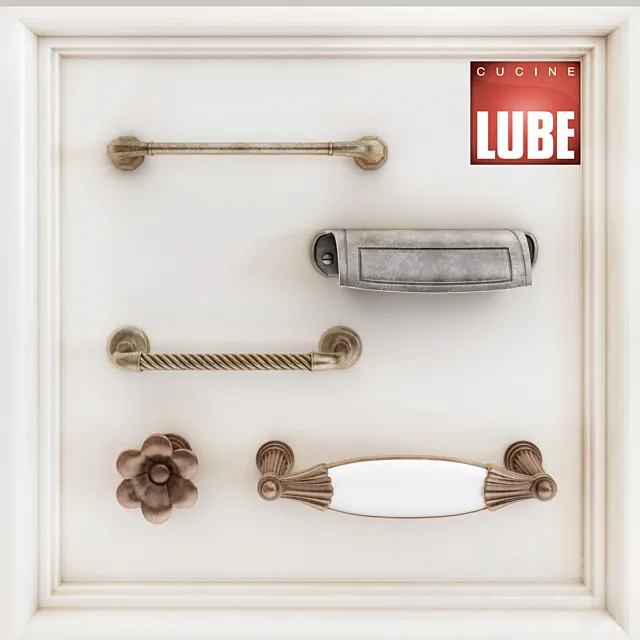 furniture handles Lube 3D Model furniture handles Lube 3D Model