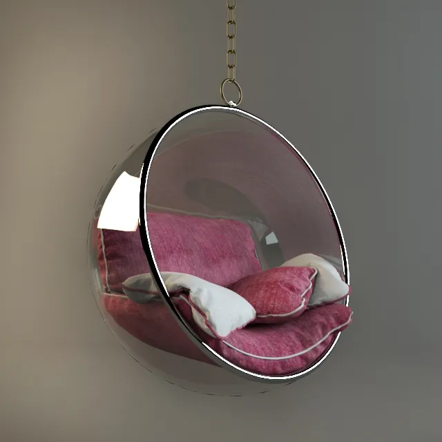 furniture – Hanging Ball chair 3D Model furniture – Hanging Ball chair 3D Model