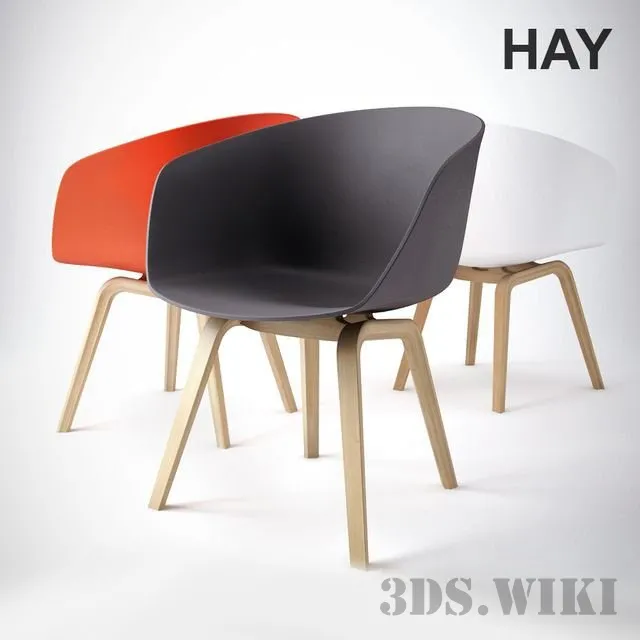 furniture – Hay – About a Chair 3D Model