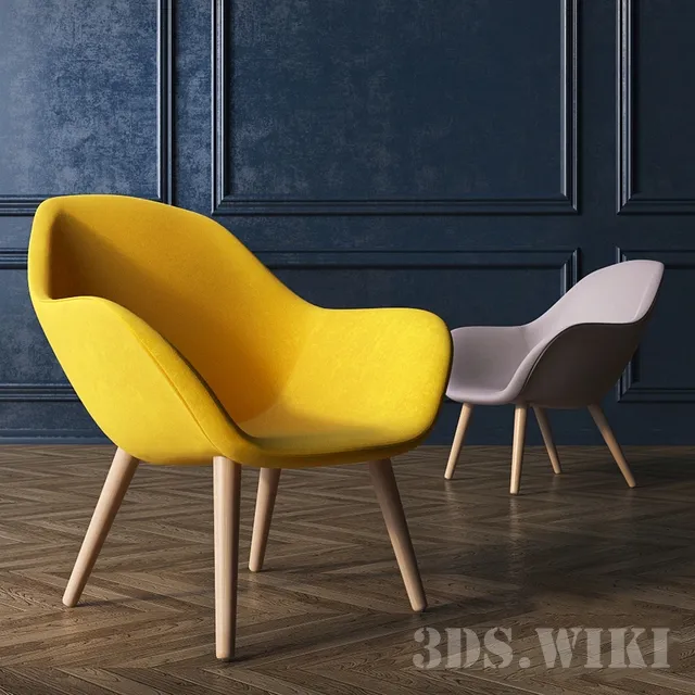 furniture – Hay armchair 3D Model