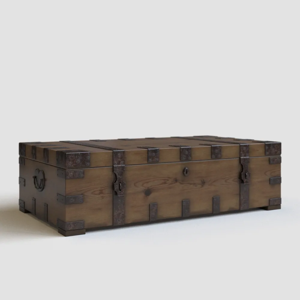 furniture – Heirloom silver-chest 5 3D Model
