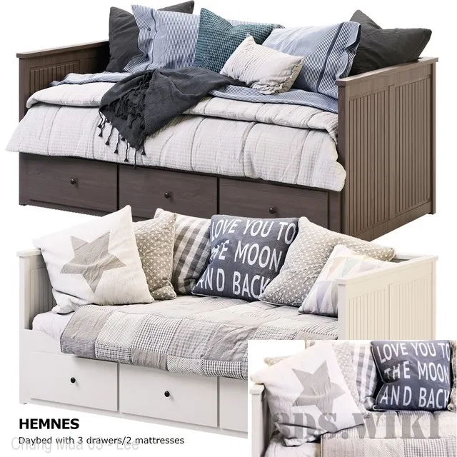 furniture – HEMNES IKEA 3D Model furniture – HEMNES IKEA 3D Model