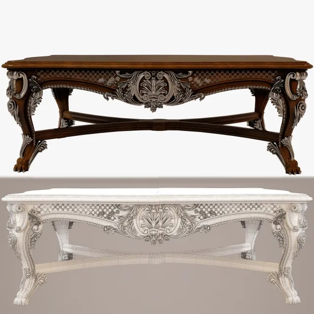 furniture – Henredon cocktail table 5040-40 3D Model