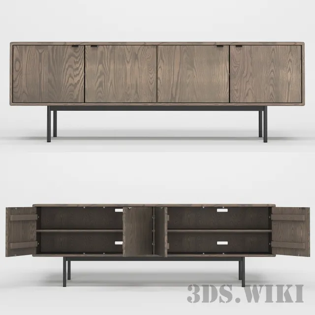 furniture – Hensley Media Cabinets 3D Model furniture – Hensley Media Cabinets 3D Model