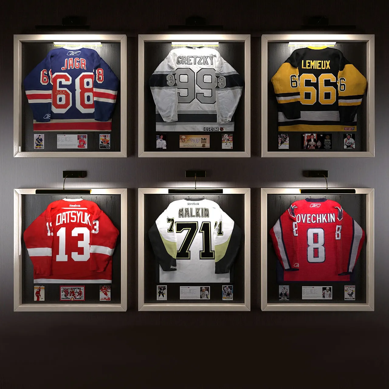 furniture – Hockey jerseys NHL stars 3D Model