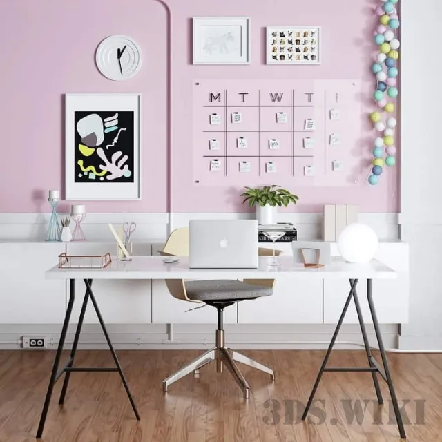 furniture – Home office by IKEA 3D Model