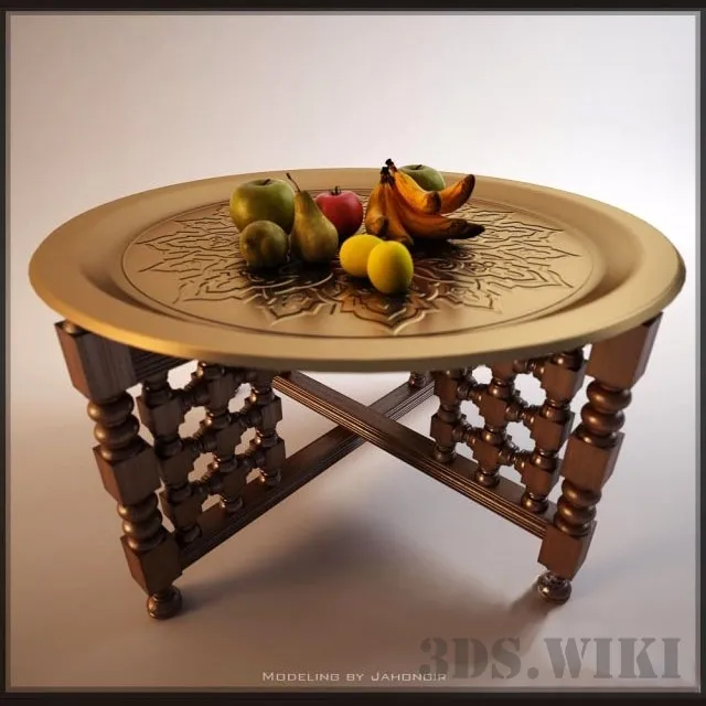 furniture – Hookah table 3D Model