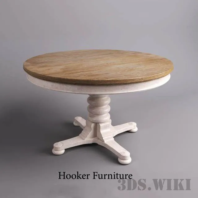 furniture – Hooker Furniture Round Table 3D Model