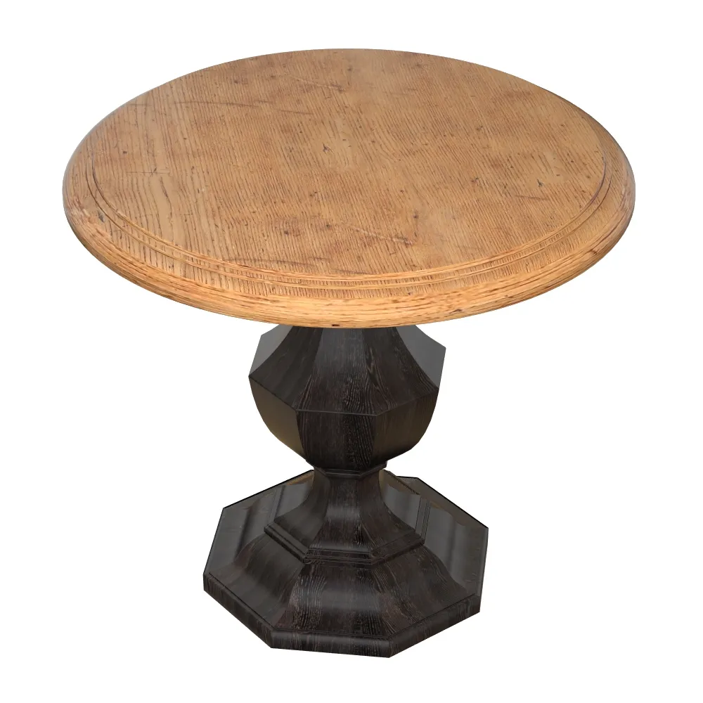 furniture – Hooker Furniture Sanctuary wood round accent table 5402-50001 3D Model