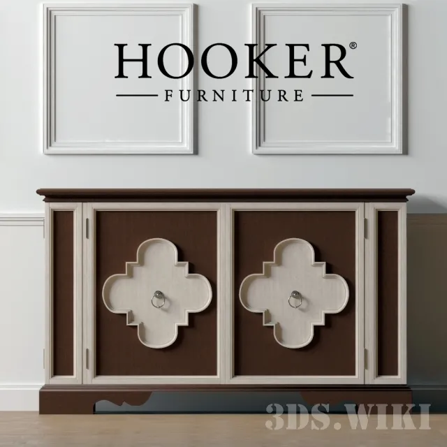 furniture – Hooker Furniture Two Door Console 3D Model