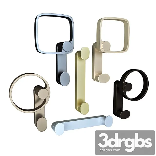 Furniture hooks roberto marella 3D Model Download