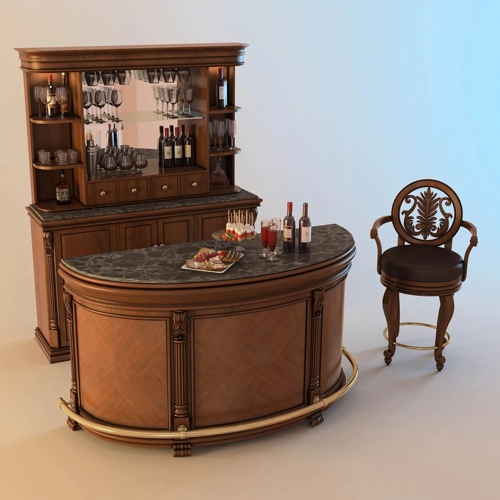 furniture – Howard Miller – Niagara 3D Model