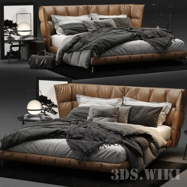 furniture – Husk Bed 3D Model furniture – Husk Bed 3D Model