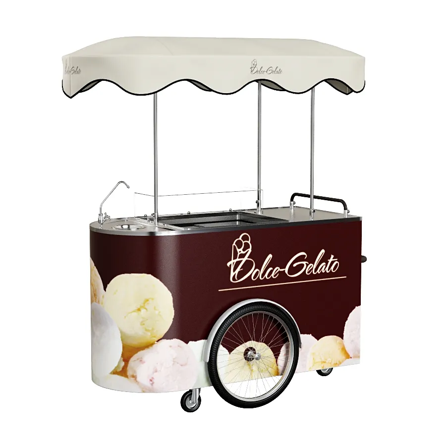 furniture – Ice Cream Trolley Dolce Gelato 3D Model