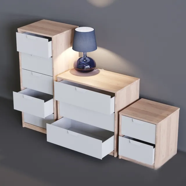 furniture – IKEA chest of drawer 3D Model furniture – IKEA chest of drawer 3D Model