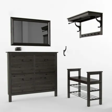 furniture – IKEA HEMNES Hallway 3D Model furniture – IKEA HEMNES Hallway 3D Model