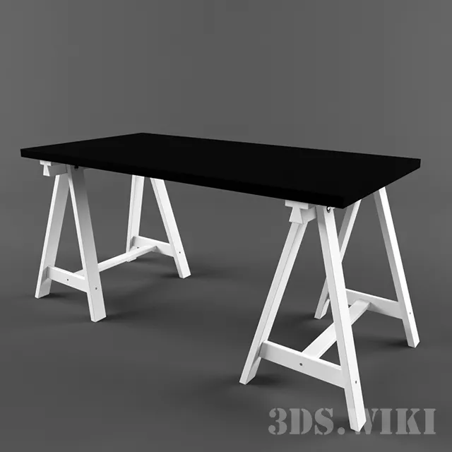 furniture – Ikea Oddvald table 3D Model