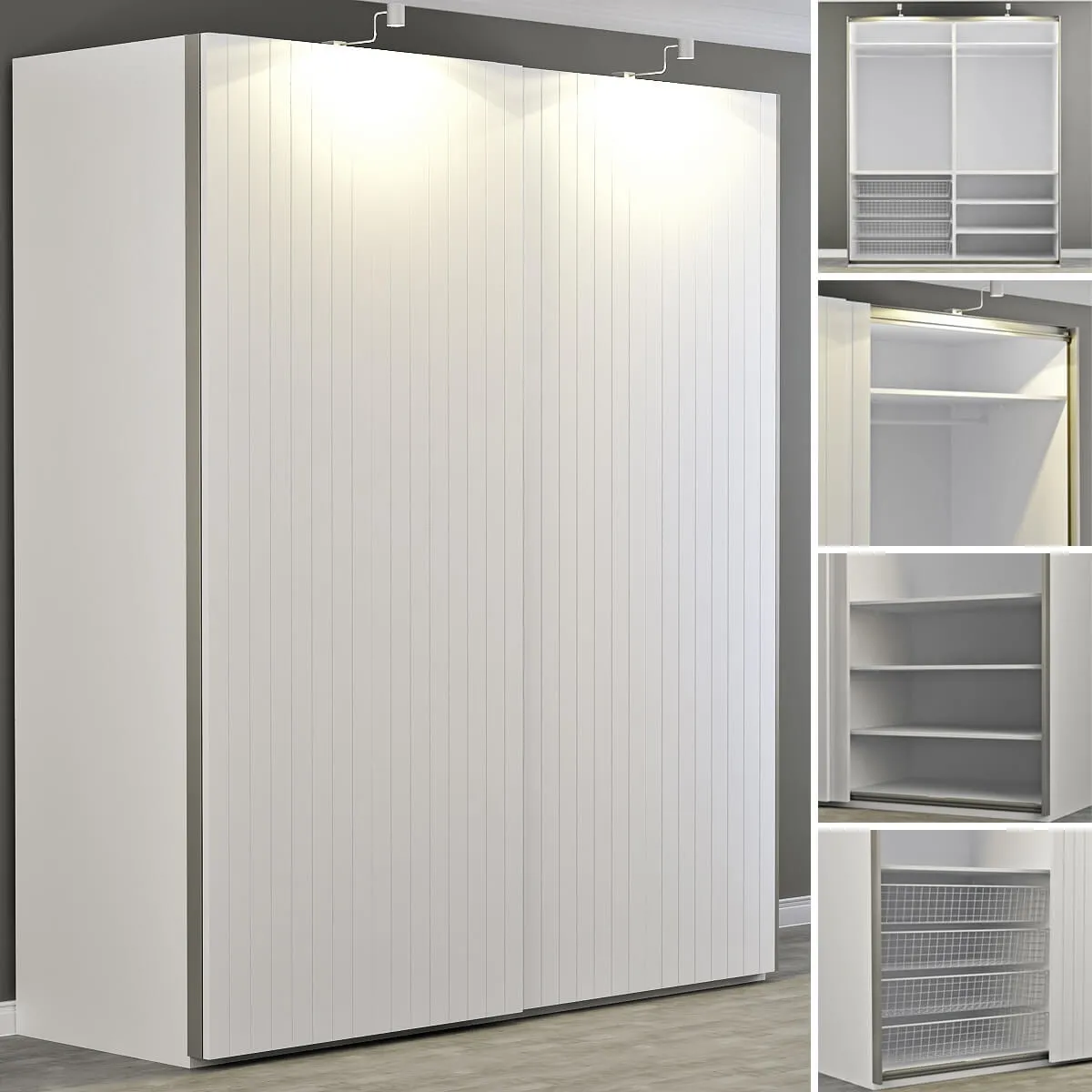furniture – Ikea Pax Wardrobe  Bergsfёrd 3D Model
