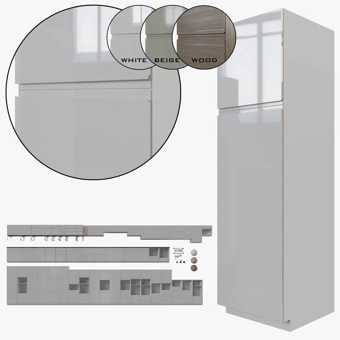 furniture – IKEA VOXTORP 008 3D Model