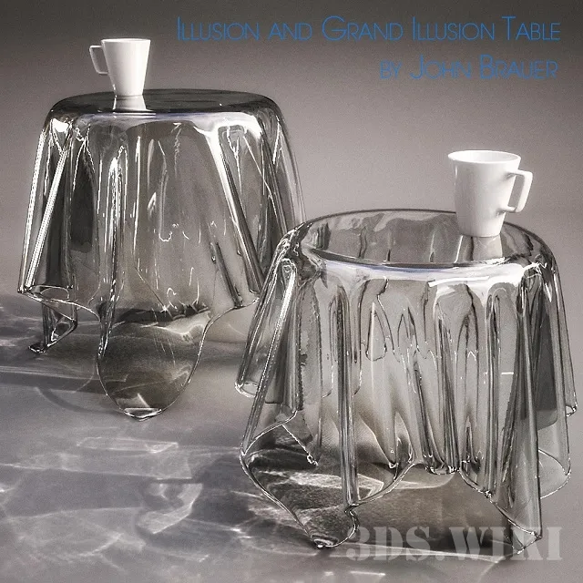 furniture – Illusion Table by John Brauer 3D Model