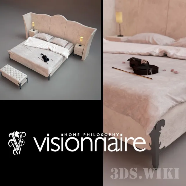 furniture – IPE Cavalli (Visionnaire) beds 3D Model furniture – IPE Cavalli (Visionnaire) beds 3D Model