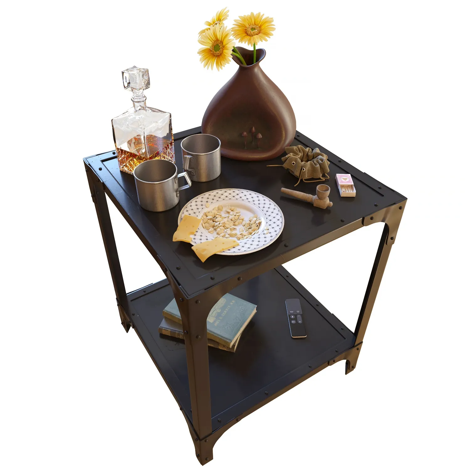 furniture – Iron table Mahan 8 3D Model