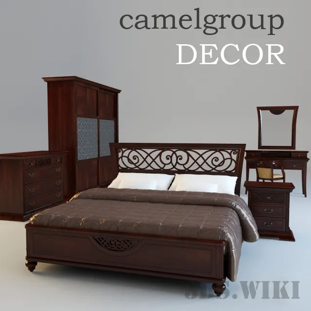 furniture – Italian Bedroom Camelgroup Decor 3D Model furniture – Italian Bedroom Camelgroup Decor 3D Model