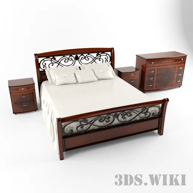 furniture – Italian bedroom Lady factory Alf Group 3D Model