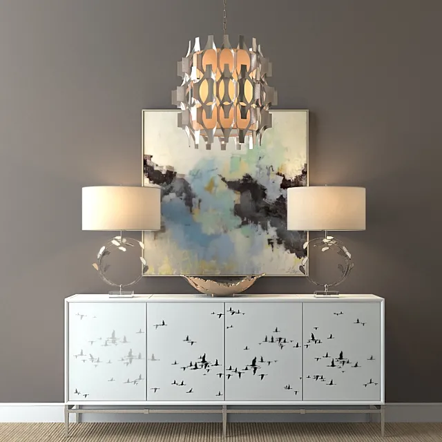 furniture – John Richard decorative set 5 3D Model furniture – John Richard decorative set 5 3D Model