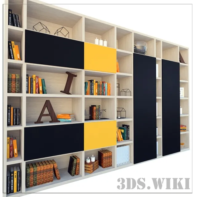 furniture – Joko large cabinet showcase 3D Model furniture – Joko large cabinet showcase 3D Model