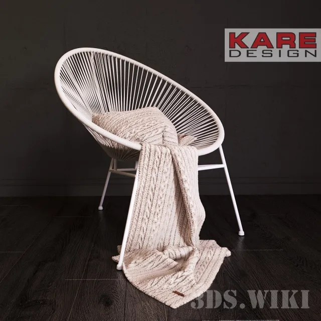 furniture – Kare  armchair 3D Model