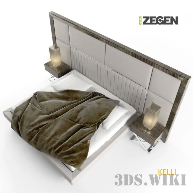 furniture – KELLI bed (ZN 806) – ZEGEN 3D Model