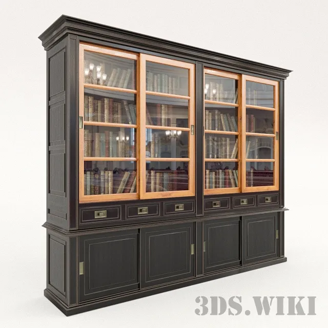 furniture – Keywest Duet Bookcase Library 3D Model furniture – Keywest Duet Bookcase Library 3D Model