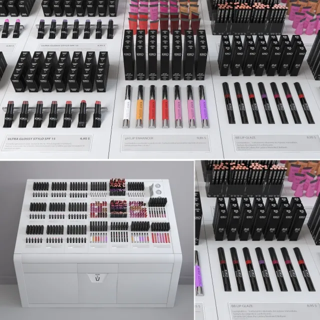 furniture – Kiko Make-up Display 3D Model