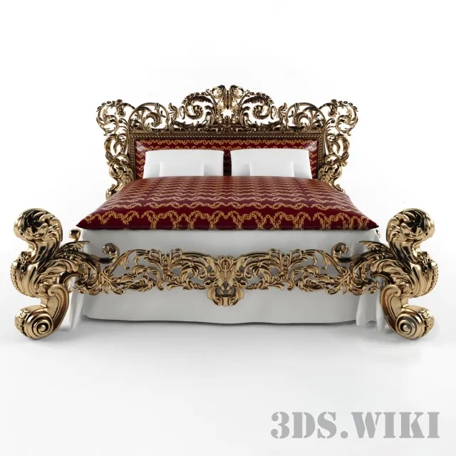 furniture – King’s bed Asnaghi Interiors 3D Model furniture – King’s bed Asnaghi Interiors 3D Model