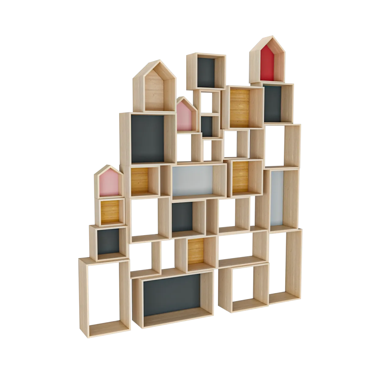 furniture – KIT wooden shelves 03 3D Model furniture – KIT wooden shelves 03 3D Model