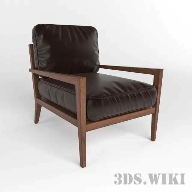 furniture – Kyrie Modern Classic Leather Chair 3D Model