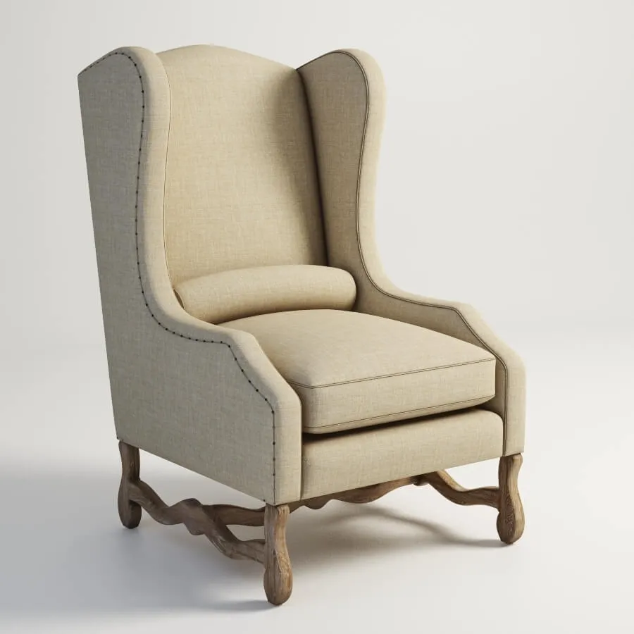 furniture – La Manche armchair 602.002-F01 3D Model furniture – La Manche armchair 602.002-F01 3D Model
