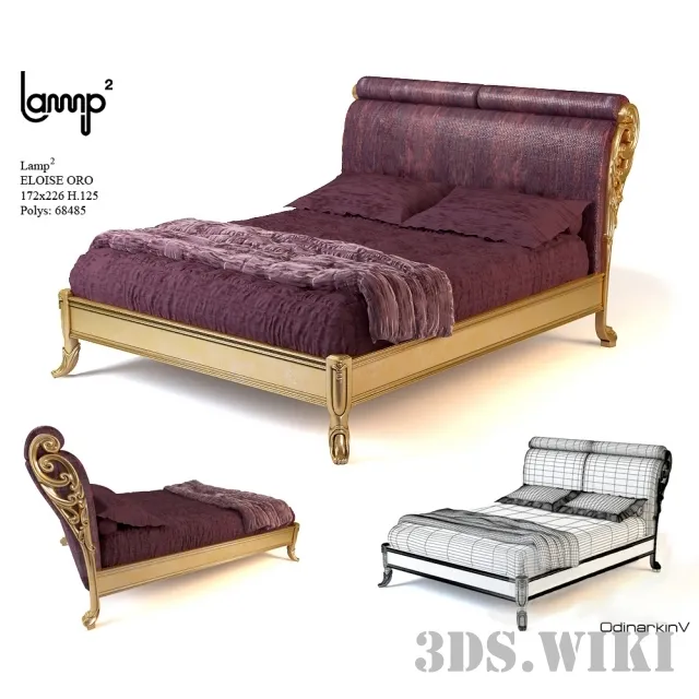 furniture – Lamp 2 Eliose bed 3D Model furniture – Lamp 2 Eliose bed 3D Model