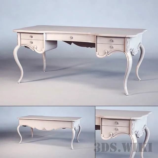 furniture – Large classic chest of drawers 3D Model