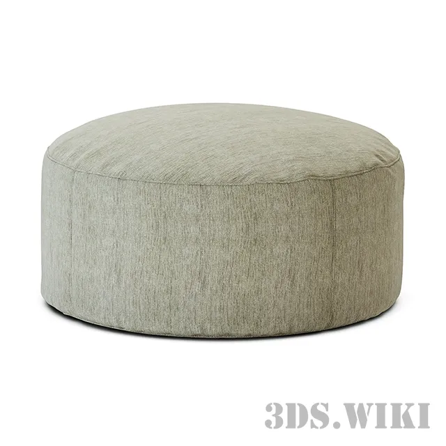 furniture – Large round ottoman 3D Model furniture – Large round ottoman 3D Model