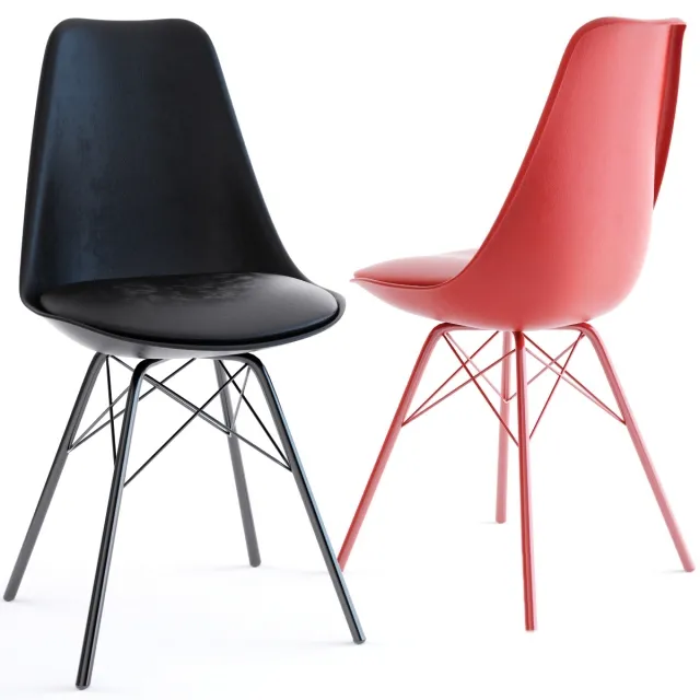 furniture – Lars stoel metal – La Forma 3D Model