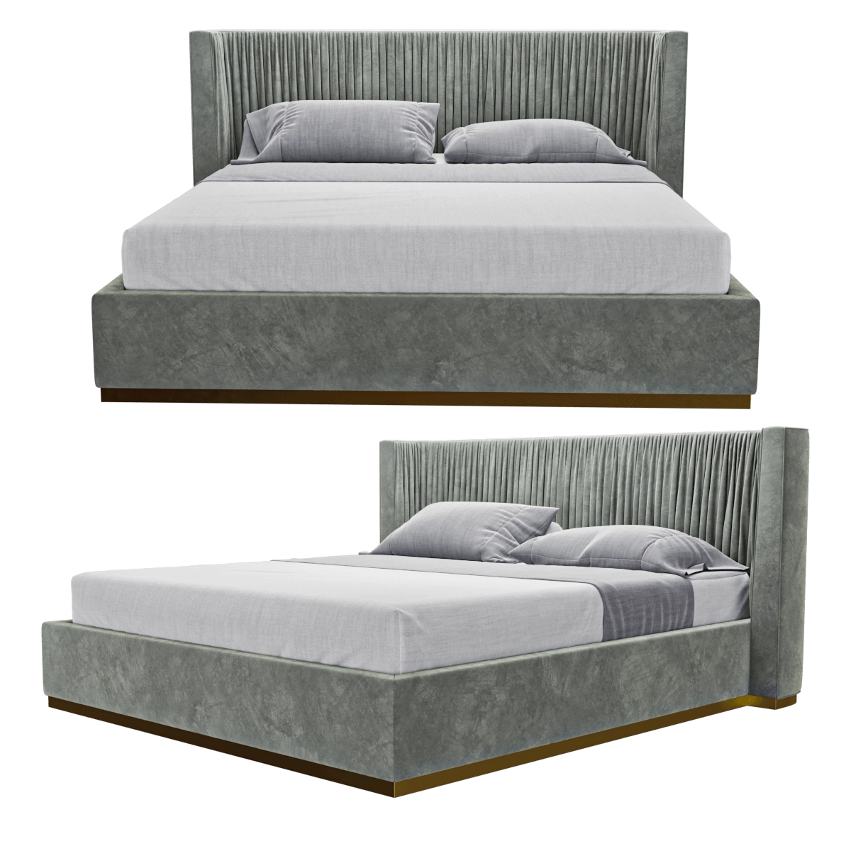 furniture – Laskasas Miuzza bed 3D Model furniture – Laskasas Miuzza bed 3D Model
