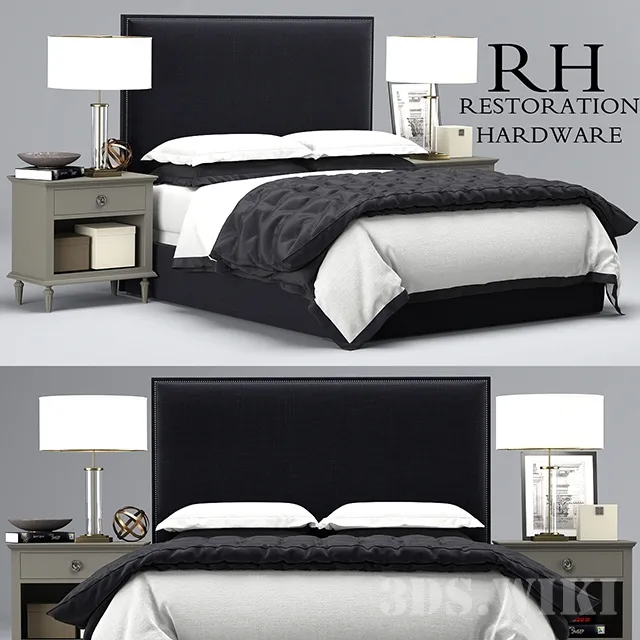 furniture – Lawson Bed – Restoration Hardware 3D Model