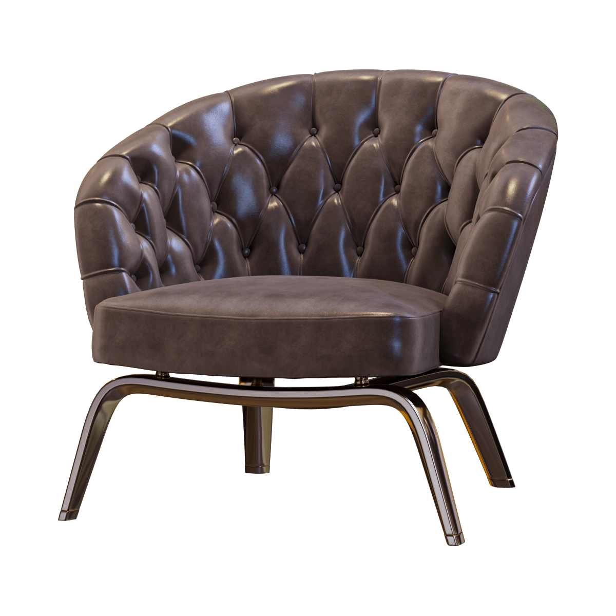 furniture – Leather armchair 3D Model