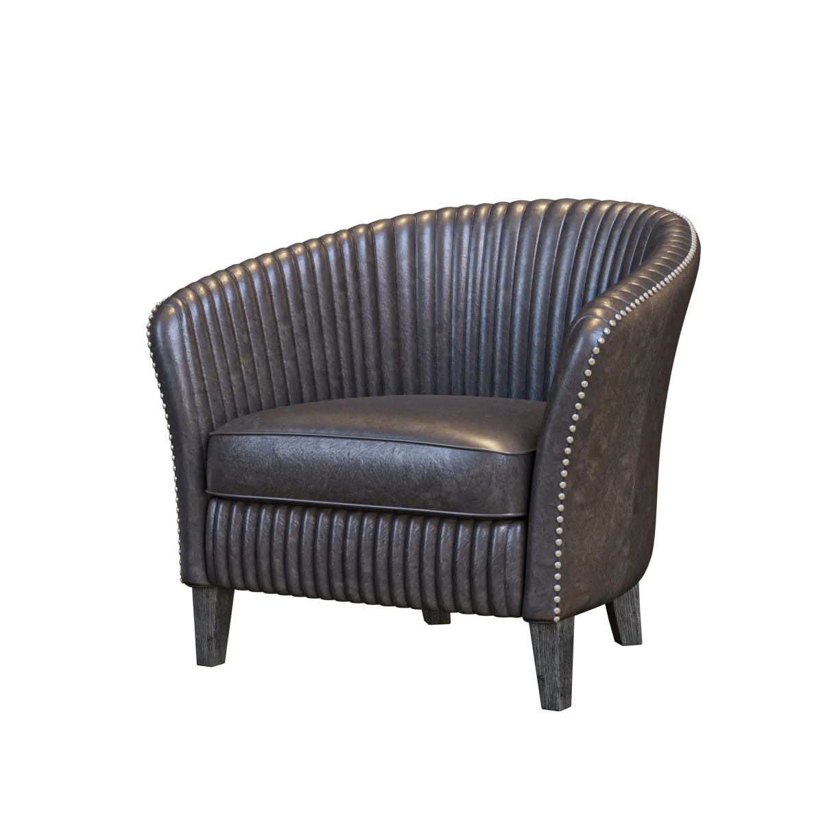 furniture – Leather armchair 3D Model