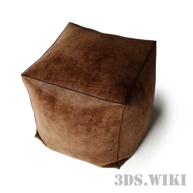 furniture – Leather pouf 3D Model furniture – Leather pouf 3D Model