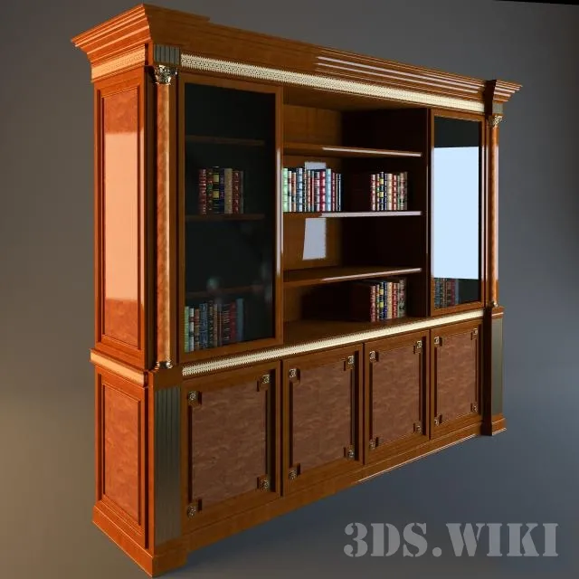 furniture – Library TUDOR 3D Model
