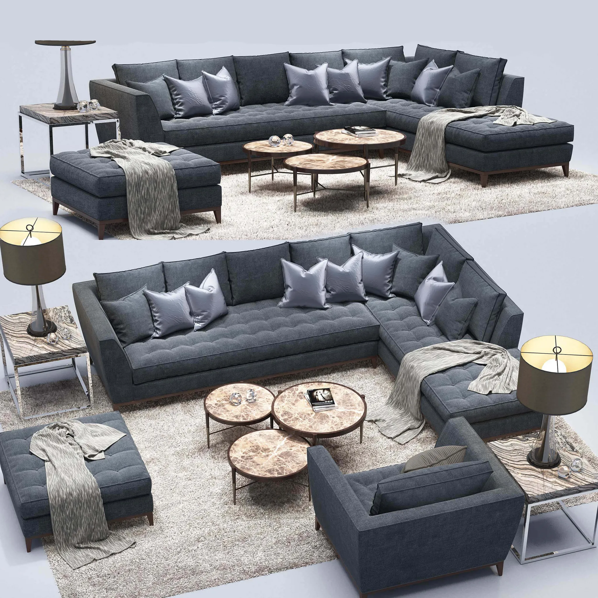 furniture – Ligne Roset Togo sofa 02 3D Model furniture – Ligne Roset Togo sofa 02 3D Model