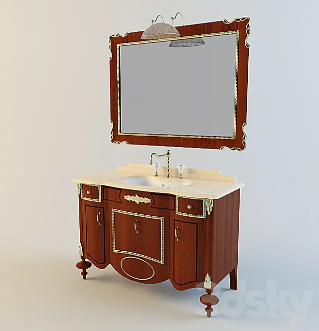 Furniture Lineatre Versailles 3D Model Furniture Lineatre Versailles 3D Model